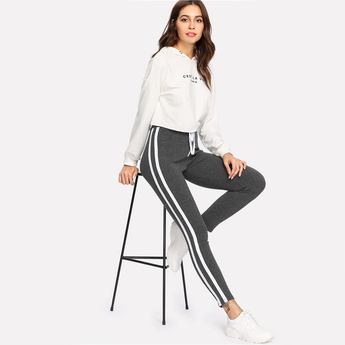 ONG Ribbed Knit Sweatpants