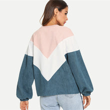 Load image into Gallery viewer, ONG Chevron Round Neck Pullover