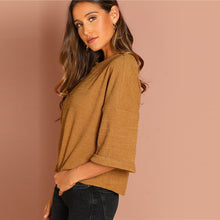 Load image into Gallery viewer, ONG Camel Boxy Top